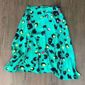 Leopard Midi-Skirt